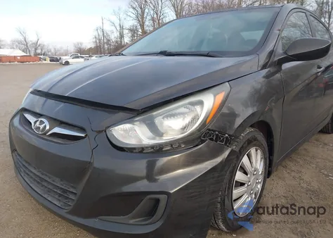 2014 Hyundai Accent Gls z USA, uszkodzony, nr VIN KMHCT4AE1EU649386